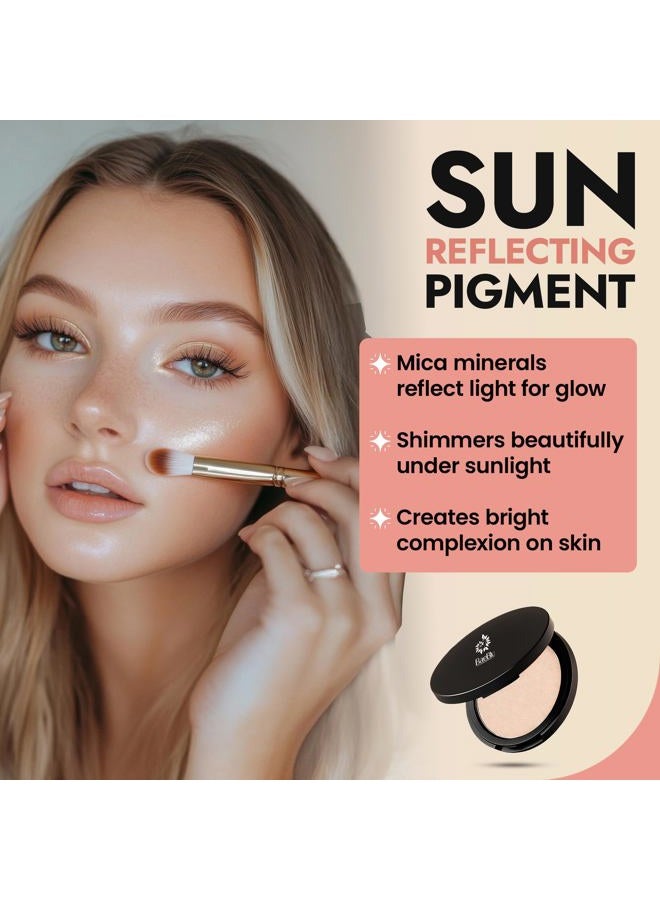BaeBlu Best Organic 100% Natural Vegan Highlighter Makeup, Made in USA, Pressed Powder Highlighter , Luminessence - Image 5
